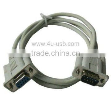 Shenzhen Wholesales RS232 9 Pin Male to Female Cable