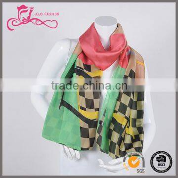 Chinese silk fabric office lady cheap italian silk scarf wholesale Spring scarf magic silk scarves for dyeing