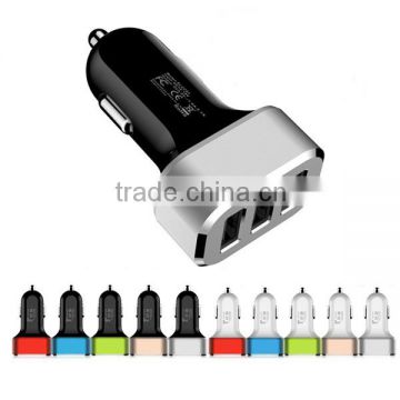 3USB 5.1A car charger usb for samsung CE,FCC,RoHS,E-MARK,MFi