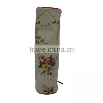 2016 Amazon hot sale floral pen bag fashionable Yuantong canvas pencil bag made in china