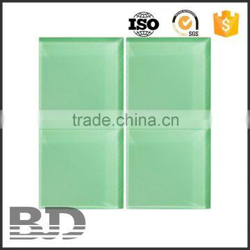 Zero water absorption Glossy / Clear Surface Solid Color glass mosaic tile