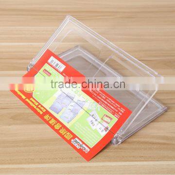 Office Gear V Shape Transprent Acrylic Stand-up Sign Holder photo-4