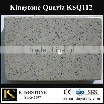 grey mirror quartz stone slab countertop