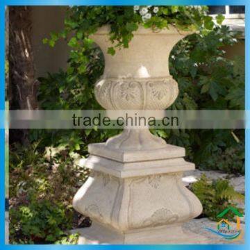 Garden decorated flower pot