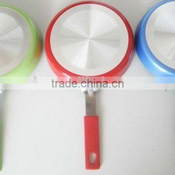 Purple Nonstick Ceramic Pressed/forged Deep Fry Pan Induction Cooker Used Factory Price photo-4