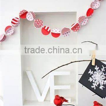 HOT SALE!! beautiful paper product decorations, paper garland for christmas