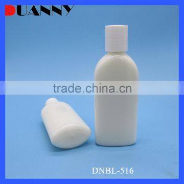 Main Product Hot Sale 100Ml Flat Shoulder Pet Plastic Lotion Bottle For Cosmetic