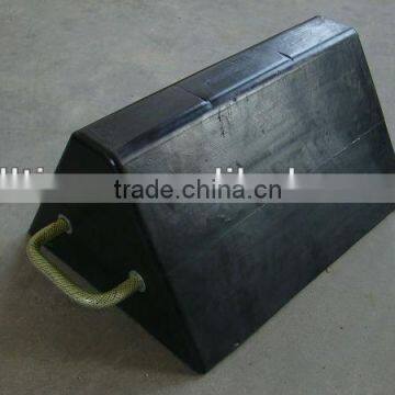 Heavy duty ruber safety wheel chock