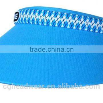 OEM fashion high quality sports custom cheap visor/ sun visor/ camera monitor sun visor