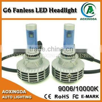 12~24V 6000LM LUXEON MZ chip G6 fanless all in one LED headlight