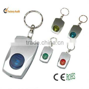 silver led keychain flashlight