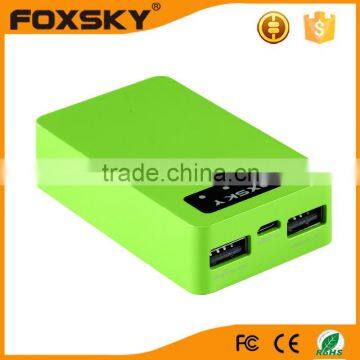 OEM mobile power bank external battery charger with LED display