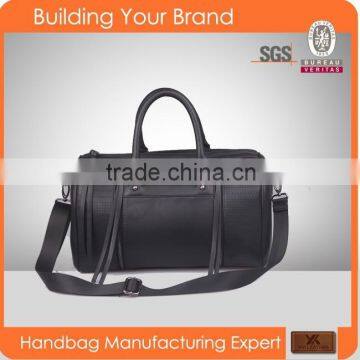 3094 New Arrival black PU leather brand bag woman