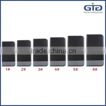 [GGIT] Wholesale Color Block Flip Case Mobile Phone Cover Universal Leather Case photo-6