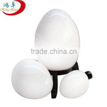 Wholesale Kegel Exercise White Jade Gem Stone Eggs