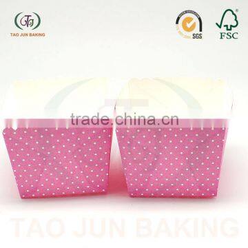 disposable square cupcake liners cups paper baking cups for cakes muffin cheese