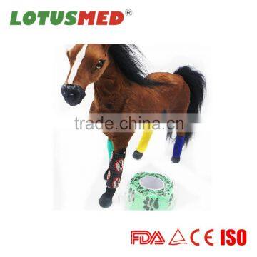 Horse Therapeutic Vet Wrap Flexible Cohesive Bandage for Horse