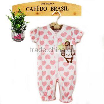 All over lucky hearts print baby romper babies products