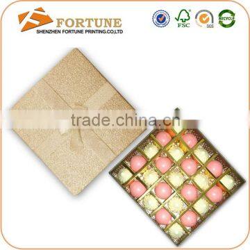 Appealing Design Custom Paper Chocolate Candy Box Packaging