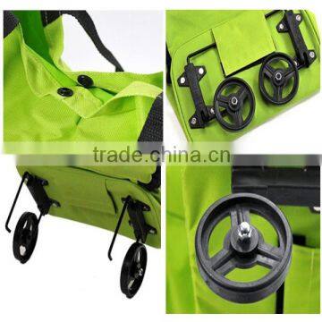Foldable Shopping Trolley Bag Vegetable Shopping Bag With Wheels photo-2