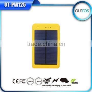 Promotional 10000 mah cheapest and high quality solar power bank for samsung