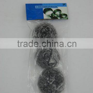 3pc 10g kitchen cleaning stainless steel scourer