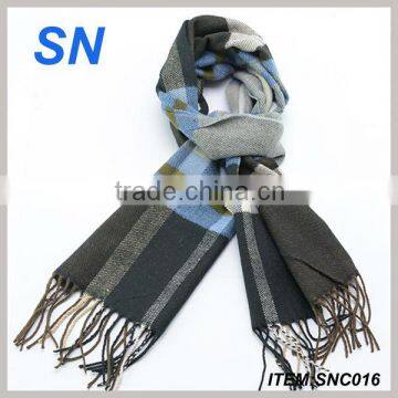 Classy acrylic material imitated cashmere scarf