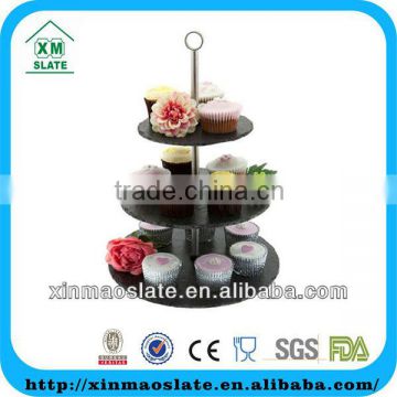 Direct Manufacturer 3 tier cake slate plate DGP-352820CD2A