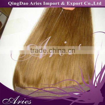 Halo-Flip in type-one piece virgin brazilian human hair extension