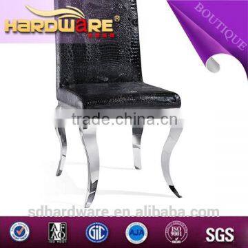 Metal Chair Modern Stainless Steel Dining Chair Furniture Made in China photo-3