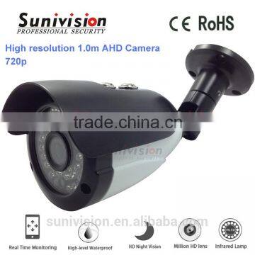 Night vision high resolution 1.0m 36pcs infrared LED bullet cctv camera ahd