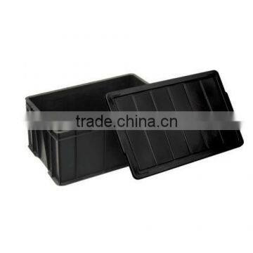 Black Conductive Electronic Components Packing ESD tray