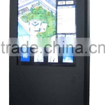 Metal display stand with LED screen