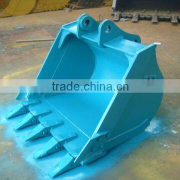 Excavator attachment fit for the Kobelco SK140 0.57 cbm rock bucket excavator bucket