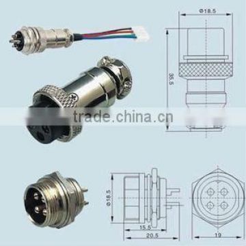 Custom GX20/GX16/M16/M12/M10/M8 Connector Wiring