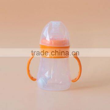 new item 100% silicone silicone feeding bottle different colors