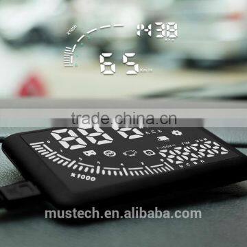 5.5 Inch Automotive Car HUD Head up Display/with 2 OBD photo-3