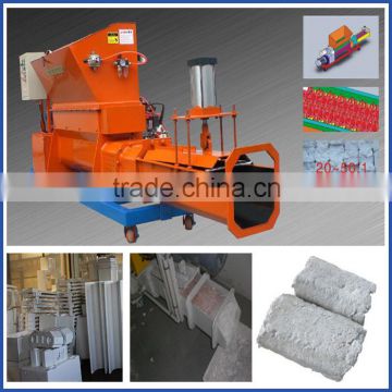 High grade size reducer eps styrofoam compactor