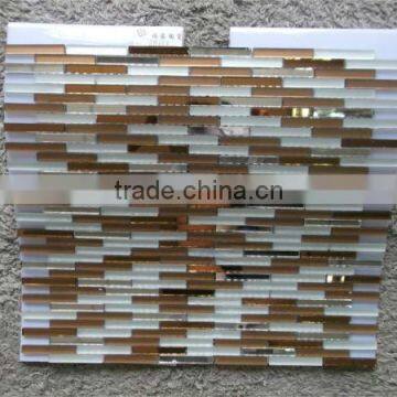 JH132 Shinning Strip Glass Mosaic 300x300MM