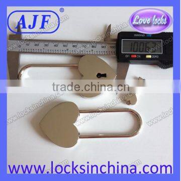 AJF Long Shackle Lover Heart Shape Lock photo-6
