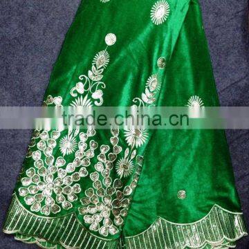 Fashion Pink Sequins Women Raw Silk Velvet Burnout Silk Velvet Fabric photo-5