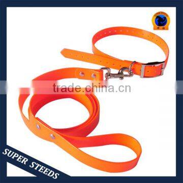 soft TPU safe dog collar and leash