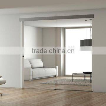 Tempered glass aluminum sliding door with AS/NZS2208:1996, BS6206, EN12150 certificate