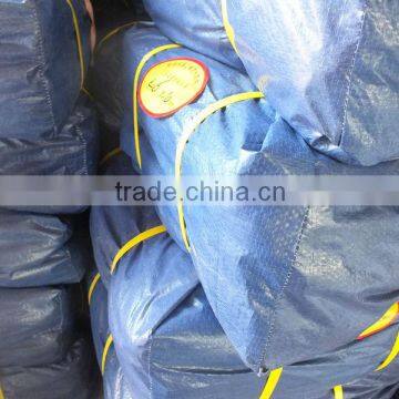 Quality Products Waterproof Tarpaulin Car Cover Blue/Silver PP Plastic Laminating Tarps
