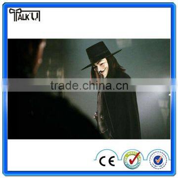 Hot Anonymous Resin V for Vendetta Mask for Adult Costume Cosplay, Odor Eliminating Masquerade Masks Halloween Party Masks
