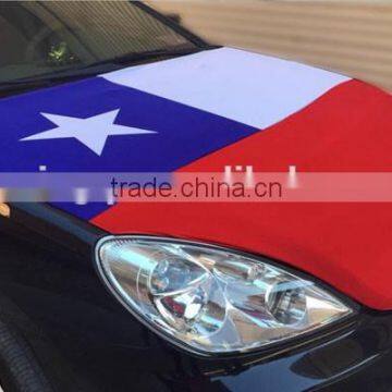 eco-friendly Chile flag cover, Automobile engine hood cover,polyester car cover