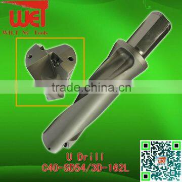 3x Diameter Indexable U Drill(C40-SD54/3D-162L)