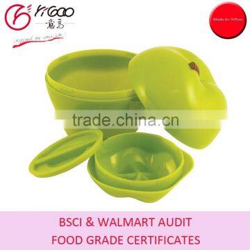 Apple and Dip to-Go Lunch Box, Green YG-103379