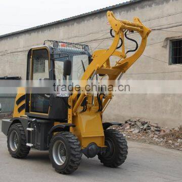 Hot sale snow blower wheel loader, mini wheel loader ZL08 with 10-16.5 tires