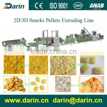 Fry Snacks Pellet Fried Snack Chips Making Machine